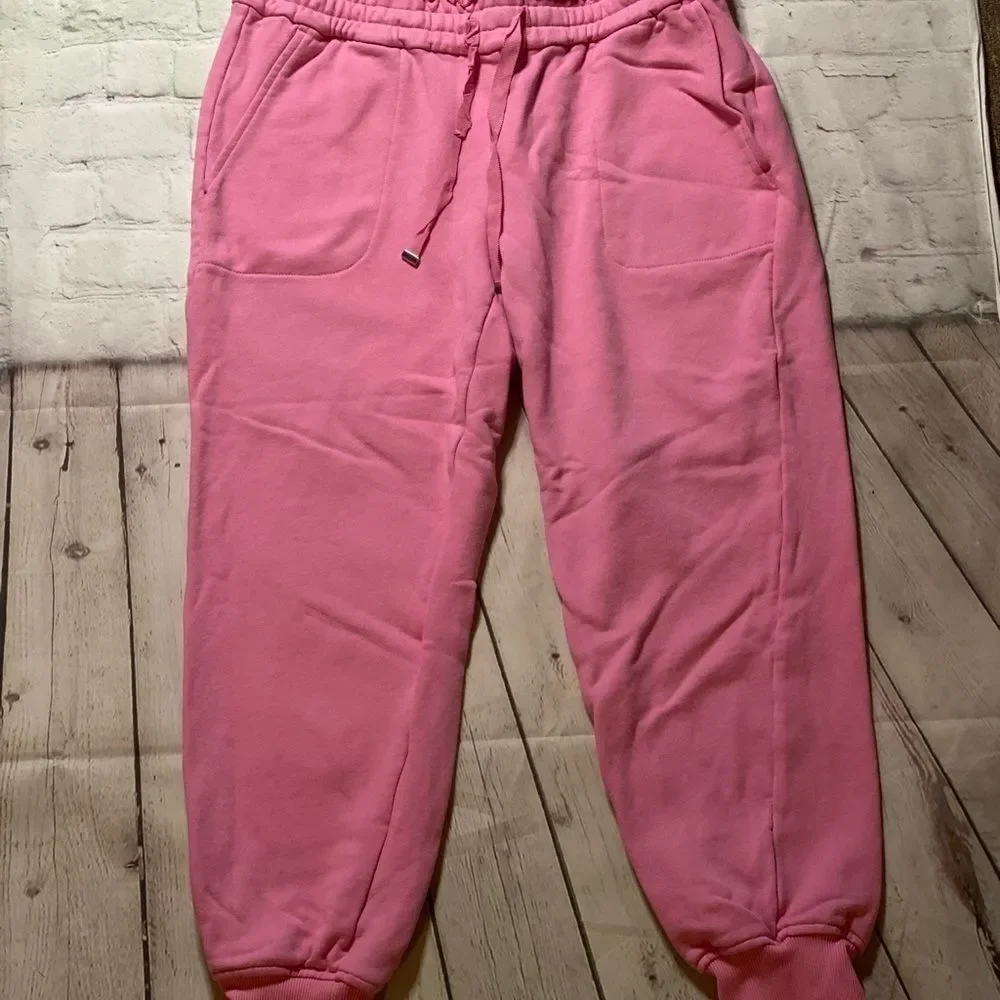 Cami NYC Adorable Elastic Waist Drawstring Lynley Joggers Pink - BUNDLE AND SAVE - Picture 3 of 7